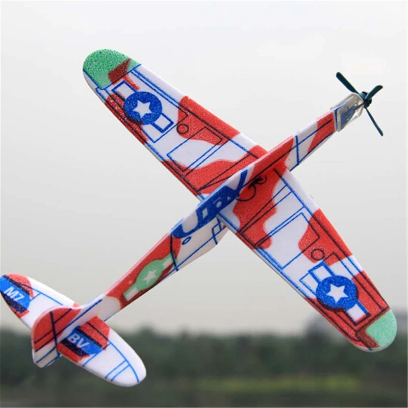 1PCS Hand Throw Flying Glider Planes EPP Foam Airplane Mini Drone