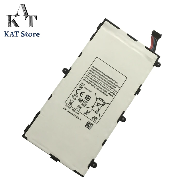 

Tablet Battery For Samsung GALAXY Tab 3 7.0 T210 T211 T2105 T217a 4000mAh Li-ion Batteries T4000E Rechargeable Accumulator