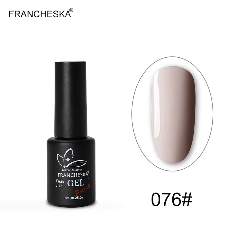 Francheska Гель-лак для ногтей УФ-гель nagels spulletjes gellak Гель-лак nagellak unhas de лак набор цветов nagels nai lart oje - Цвет: gel polish 76