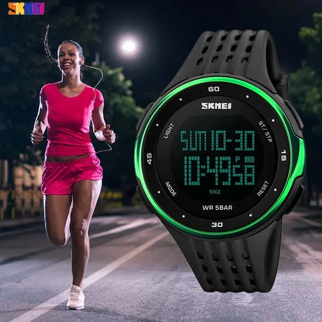 

SKMEI Brand 1219 LED Digital Mens Military Watch Men Sports Watches 5ATM Swim Climbing Fashion Outdoor Casual Men Wristwatches