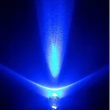 1000 шт./лот 5 мм синий светодиод супер яркий белый светодиодные лампы Blue Light светодиодные