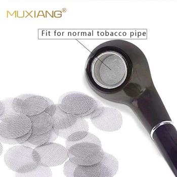 

1 /5/10/20 Pack Pipe Smoking Accessories Filterable Cleaning Metal Mesh Silver Color Hot New Products fe0008