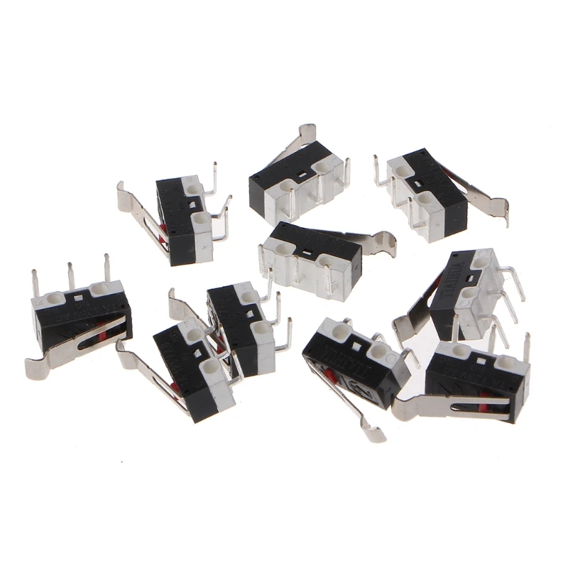 10 قطع الميكانيكية الحد التبديل Endstop مايكرو التبديل ل 3D بينتر دلتا كوسيل 3D ملحقات الطابعة