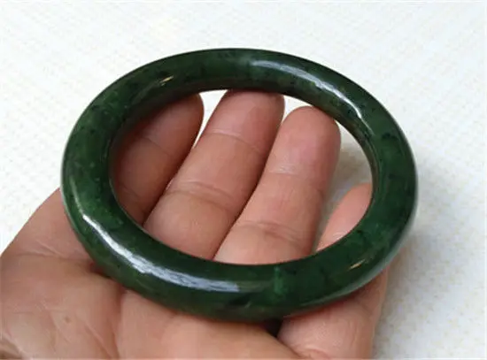 

NEW GREEN 100% NATURAL CHINAS XINJIANG HETIAN JASPER JADE BRACELET 58.6MM a 5.19