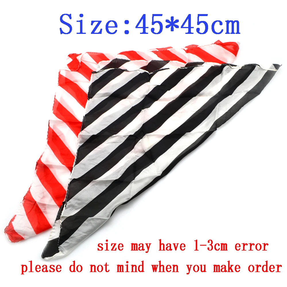 

6pcs Silk Magic Tricks 45*45cm Zebra Magic Silk Magician Scarf Trick