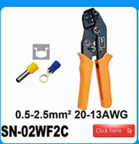 PZ 0.25-2.5 0.25-2.5mm 23-13AWG GERMANY STYLE SMALL CRIMPER PLIER electrical terminals crimping tools