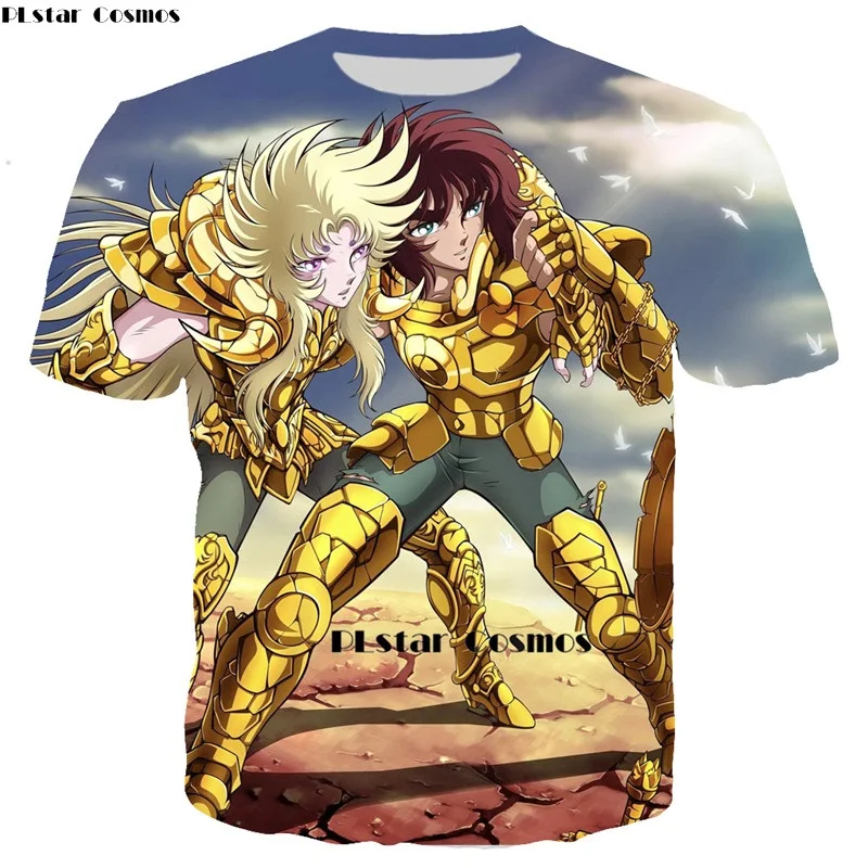 Cloth Myth Glod Saint Seiya print t shirt (5)