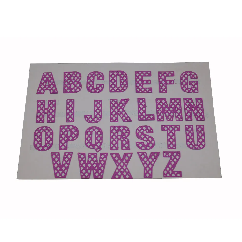 

26pcs 3.2CM Large Big Alphabet Letters Metal Cutting Dies for DIY Scrapbooking Photo Album Embossing Paper Cards Decor Crafts
