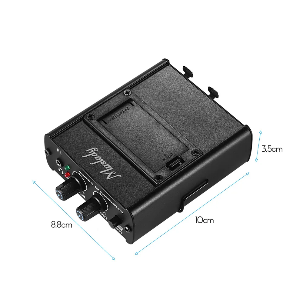 Muslady персональный внутриканальный монитор усилитель для наушников Amp с XLR входами 3,5 мм выход