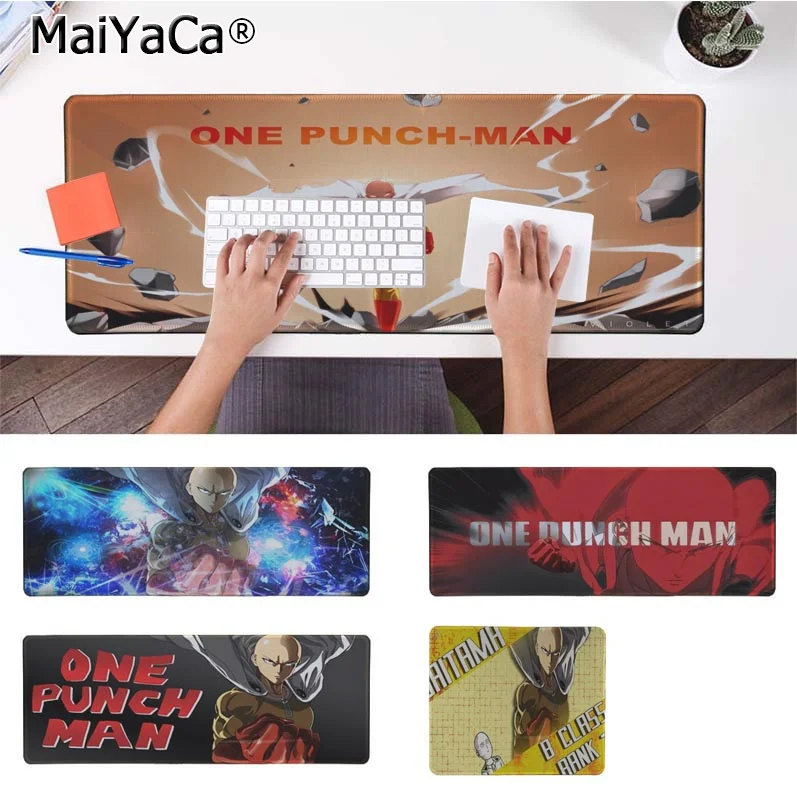 

MaiYaCa Beautiful Anime ONE PUNCH-MAN Silicone large/small Pad to Mouse Game Rubber PC Computer Gaming mousepad
