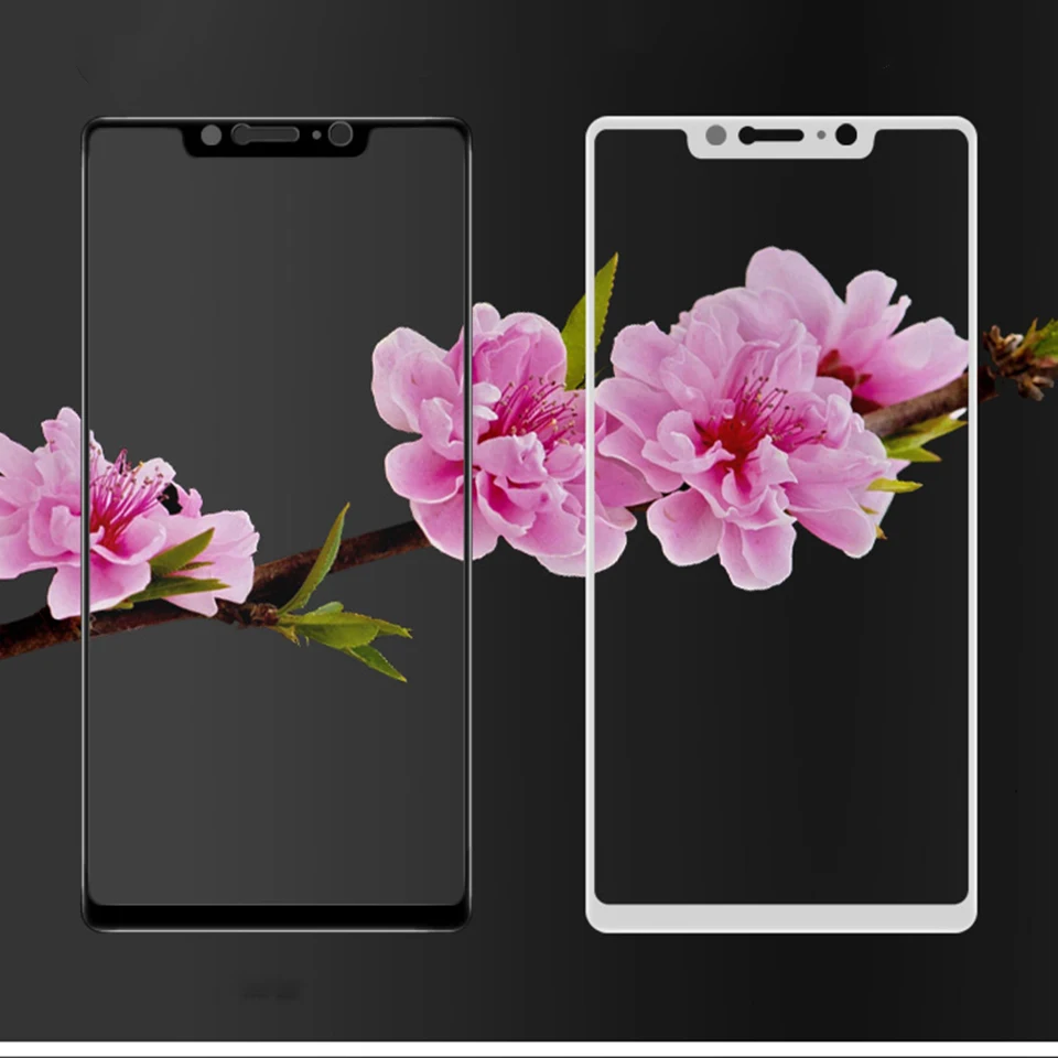2pcsfor XiaoMi Mi 8 стекло закаленное оригинальный Защита экрана Защитная пленка полное