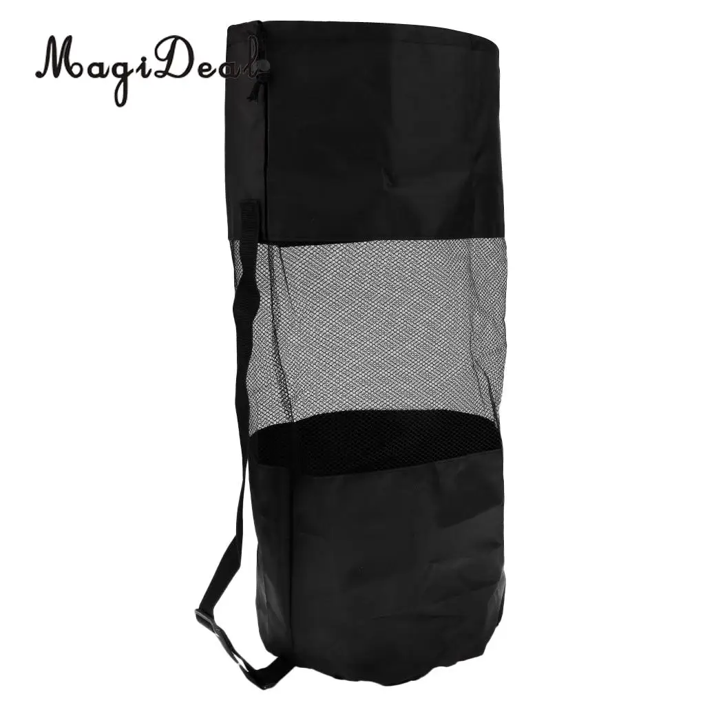 2Pcs Heavy Duty Mesh Duffel Bag Drawstring Storage Pouch for Diving Scuba Snorkel Swim Surf Sports Equipment Gym Beach Pool