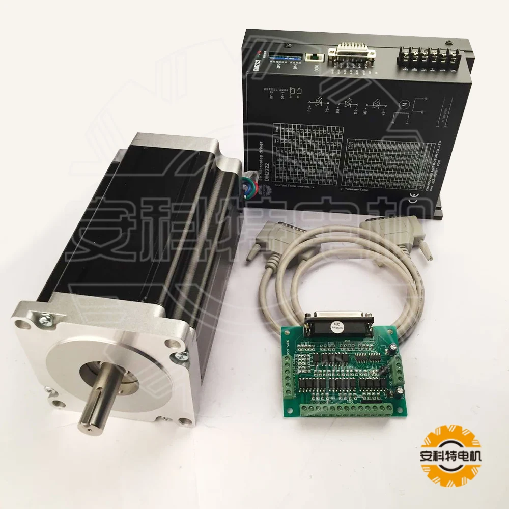 

DHL free ship to EU nema 42 stepper motor 201mm /8.0A / 4000oz with driver DM2722 CNC CUTTING MILL