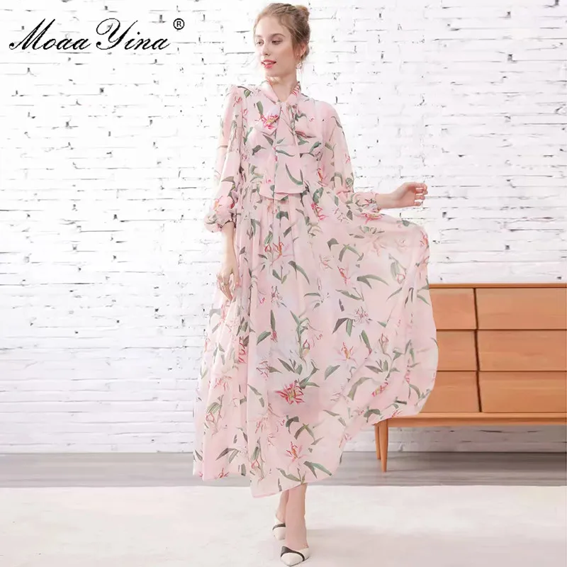 MoaaYina Fashion Designer Runway dress Spring