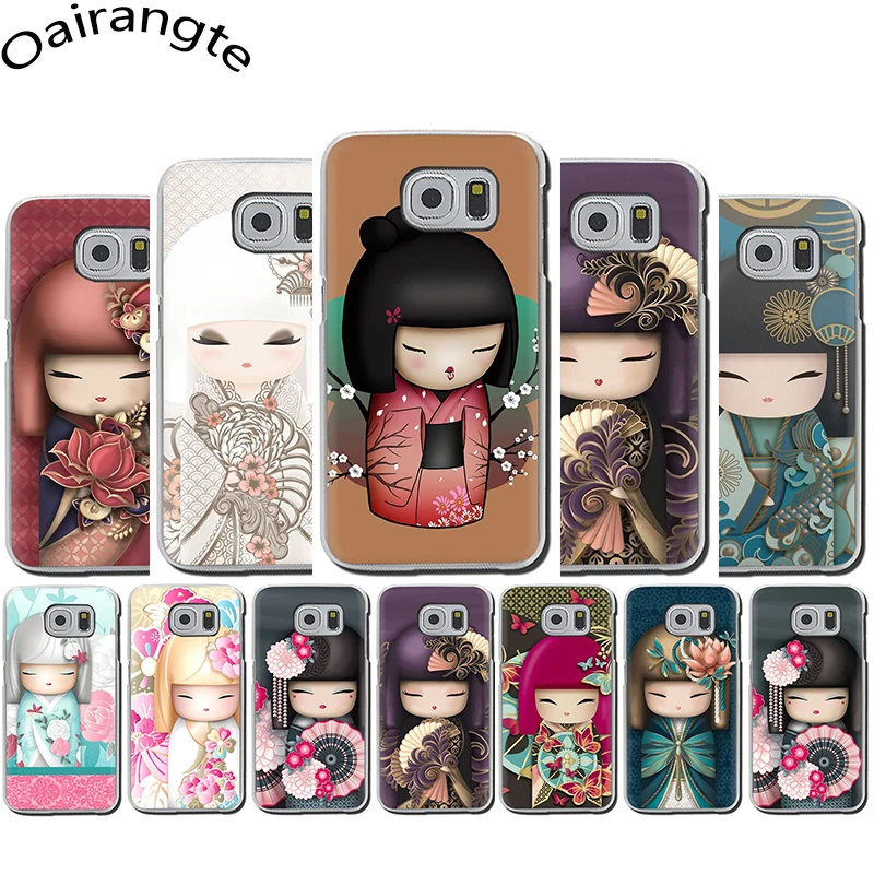 

Fashion Japanese Kokeshi Hard phone case for Samsung S6 S7 Edge S8 S9 S10 Plus S10e Note 8 9 10 M10 M20 M30 M40