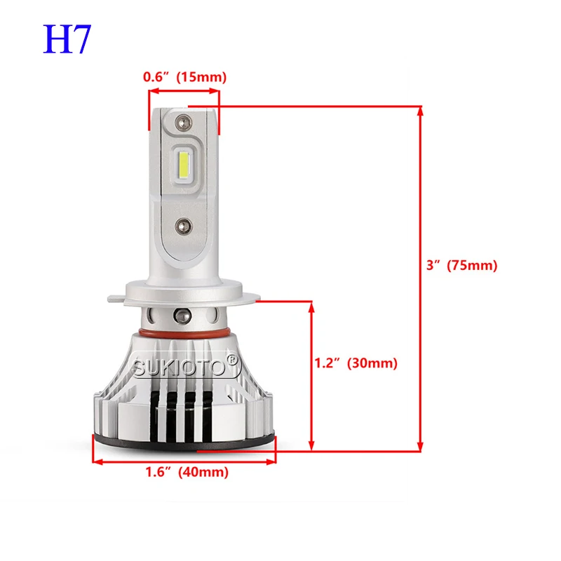 SUKIOTO H7 H4 светодио дный лампы фар авто фар H7 H11 H1 HB3 HB4 H4 Здравствуйте/ближнего света 12 В 72 Вт 3000 К 6500 К W Здравствуйте te светодио дный противотуманные лампы