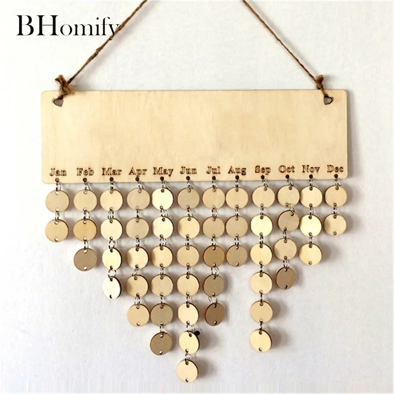 Bhomify дерево на день рождения календарь DIY Семья Друзья День знак особые даты