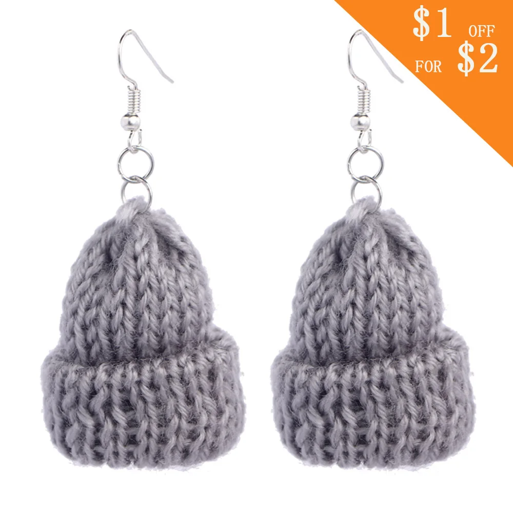 

Trendy Handmade Wool Cap Pearl Love Drop Earring Jewelry Female Women Lovely Cute Designer Ofertas Calientes Con Pendientes 2018