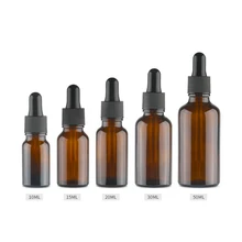 10 pçs/lote brown gota âmbar garrafa de vidro aromaterapia conta-gotas líquido essencial basic massagem óleo pipeta garrafas recarregáveis