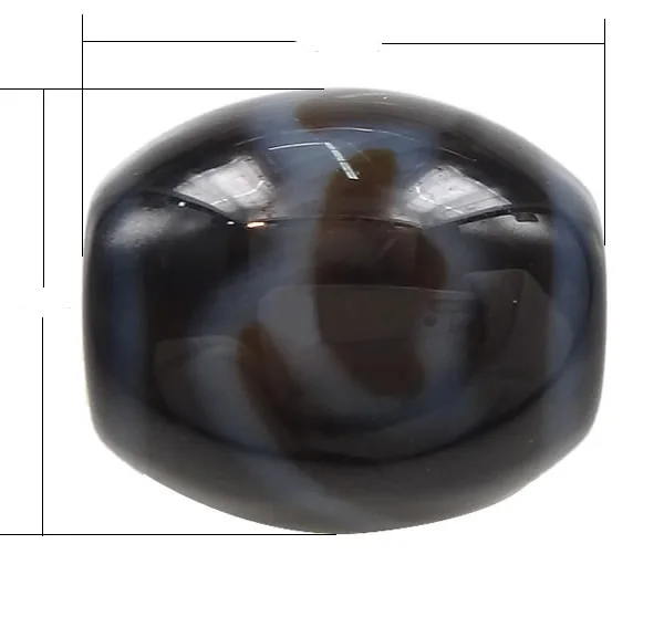 

Natural Tibetan Dzi Beads for making diy Jewelry Bracelet necklace Oval, lotus two tone, Hole:Approx 2mm, Sold By PC