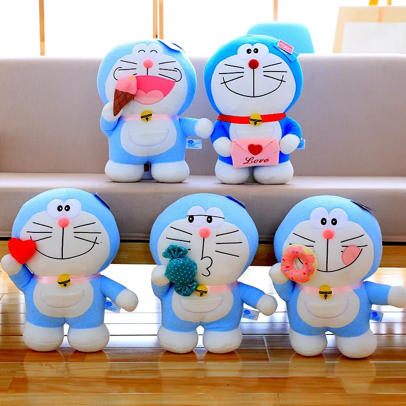

18-50cm Anime Stand By Me Doraemon Plush Toys Cute Cat Doll Soft Stuffed Animals Pillow Baby Toy For Kids Gifts Doraemon Figure