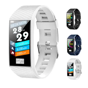 

Smart Watch Heart Rate IP68 Waterproof Outdoor Running Jogging Swimming Wristwatch 1.14" Screen Wristband