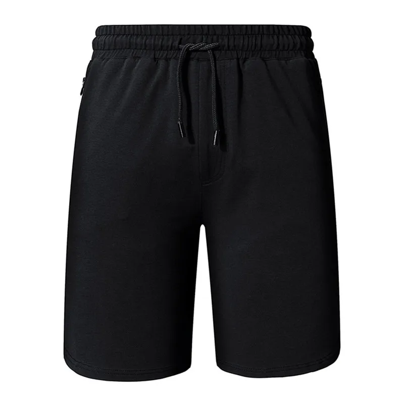 Летние модные новые мужские штаны из полиэстера, на шнурке чистый цвет, с принтом свободные спортивные короткие штаны z0220