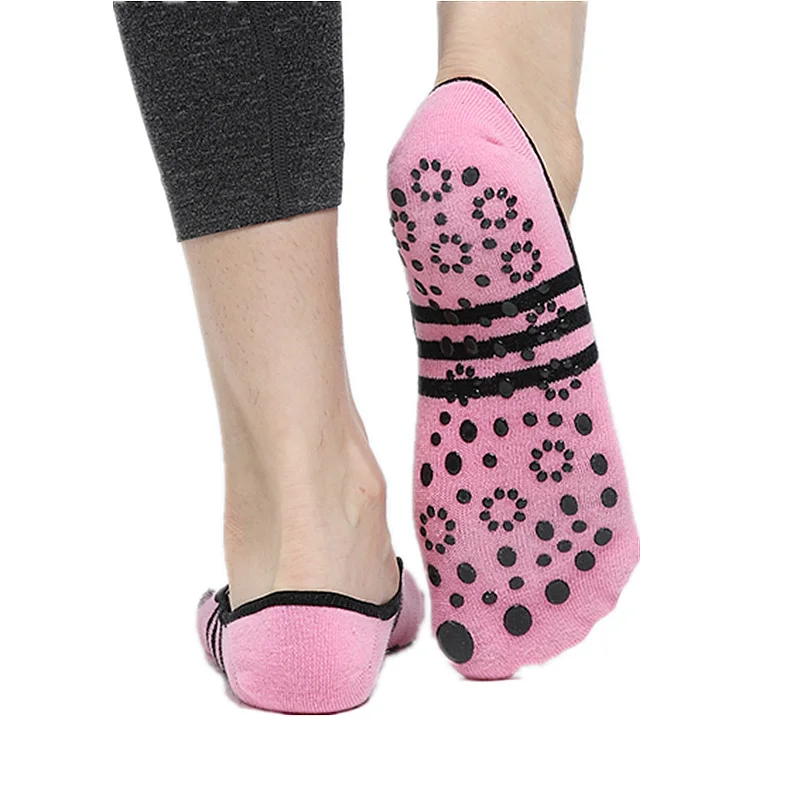 Image New Sports Yoga Socks Professional Fitness Ballet Cotton Socks Hot Women Non slip Dance And Pilates Socks