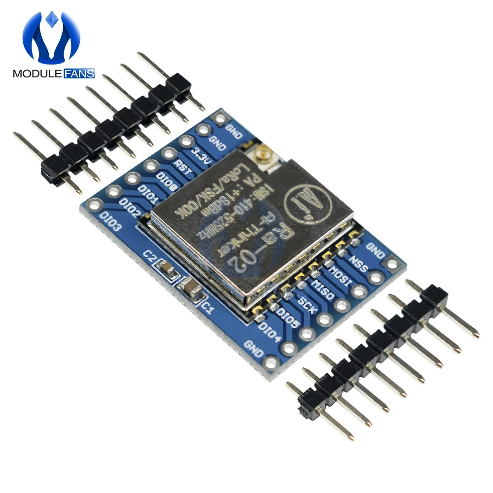 433 МГц SX1278 LoRa модуль 433 м 10 км Ra-02 Ai-Thinker беспроводной распределенный спектр разъем для передачи данных для умного дома DIY доска