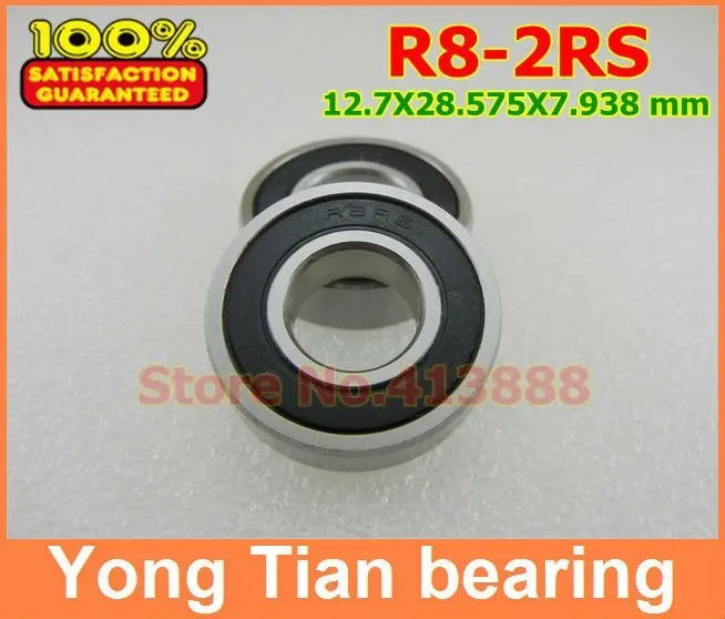 Высококачественный R8 2RS подшипник 1/2 &quotX 1 1/8&quot X 5/16 &quotдюймов 12 7x28 575x7 938 мм