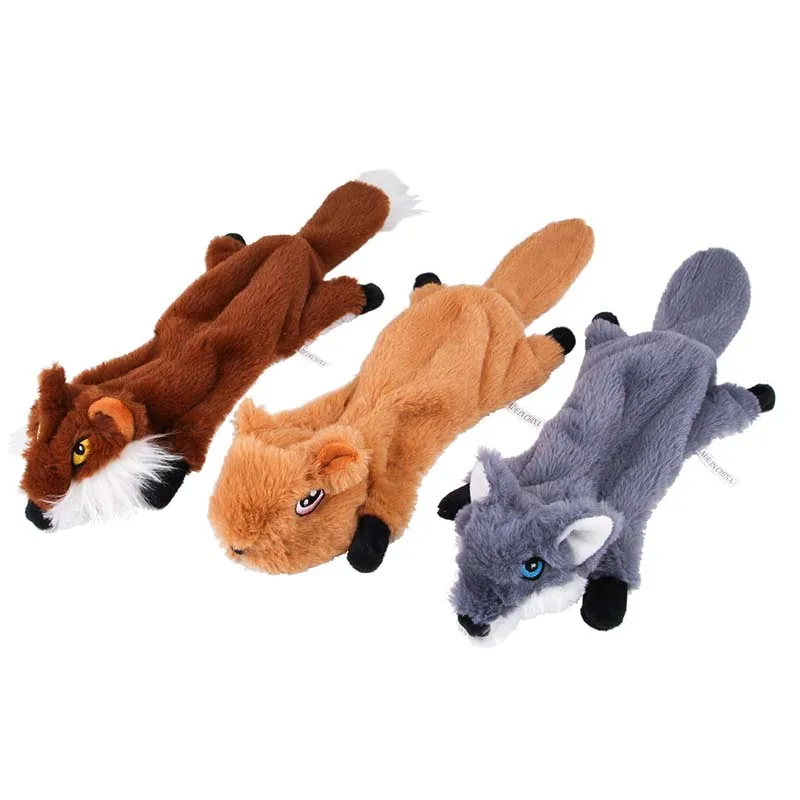 

High Quality Soft Fleece Pet Dog Interactive Toys Cartoon Animals Toys for Dogs Chihuahua Cute Squeak Dolls Pet Accessories 10A