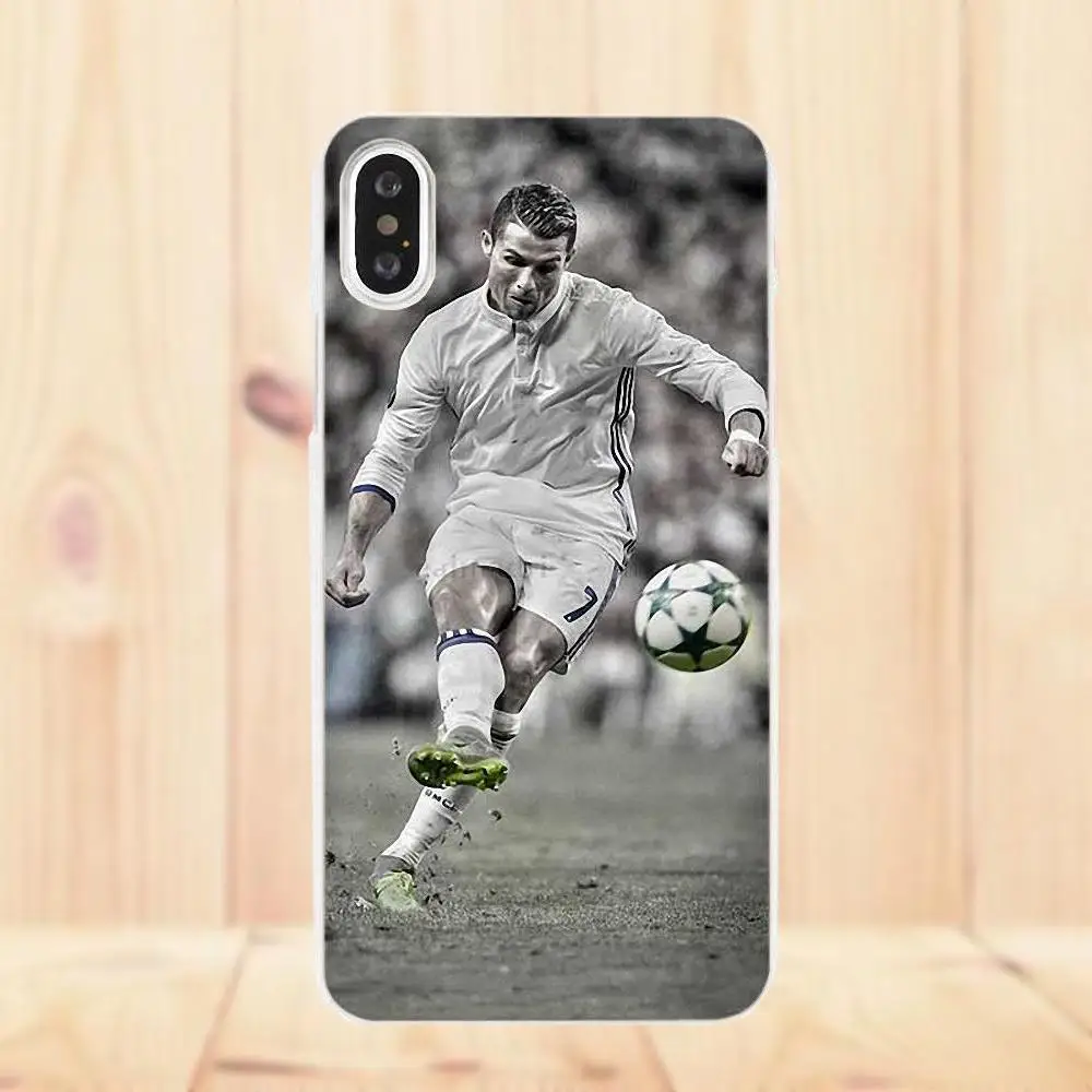 Perciron Мягкая обложка Cr7 Криштиану Рональдо свитера для футбола для Galaxy Alpha Core Prime Note 2, 3, 4, 5, S3 S4 S5 S6 S7 S8 S9 mini edge Plus - Цвет: as picture