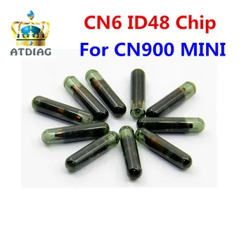 

2019 Newest CN6 ID48 Chip for MINI CN900 Car Transponder 48 Chip Glass Blank Chip for ND900 Key Programmer Copy Car Key