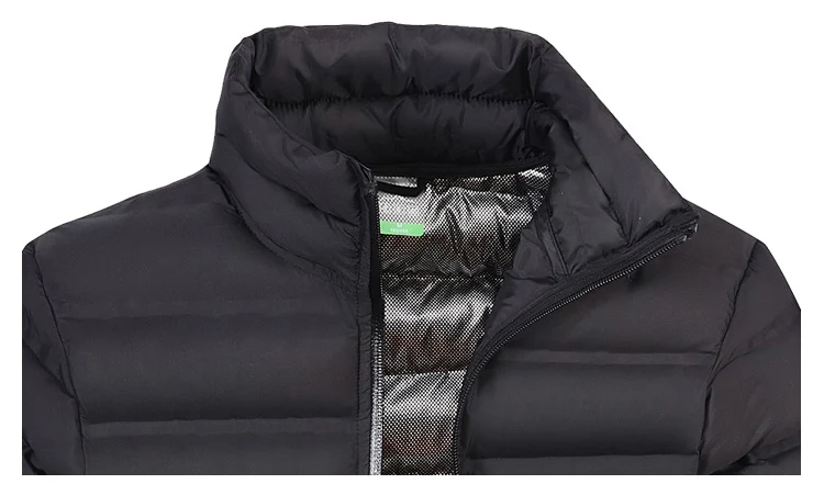YIHUAHOO зимняя куртка мужская легкая ветрозащитная Повседневная Теплая Куртка парка зимнее пальто хлопковая стеганая ветровка мужская куртка JA1611