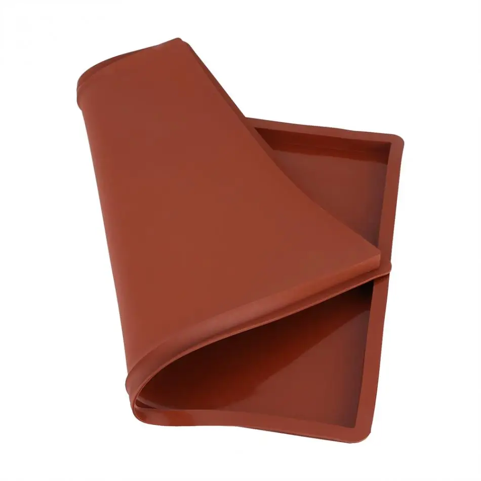 

36x28cm Non-Stick Silicone Baking Mat Pad Swiss Roll Baking Sheet Rolling Dough Mat Large Size for Cake Cookie Macaron Mat Pad