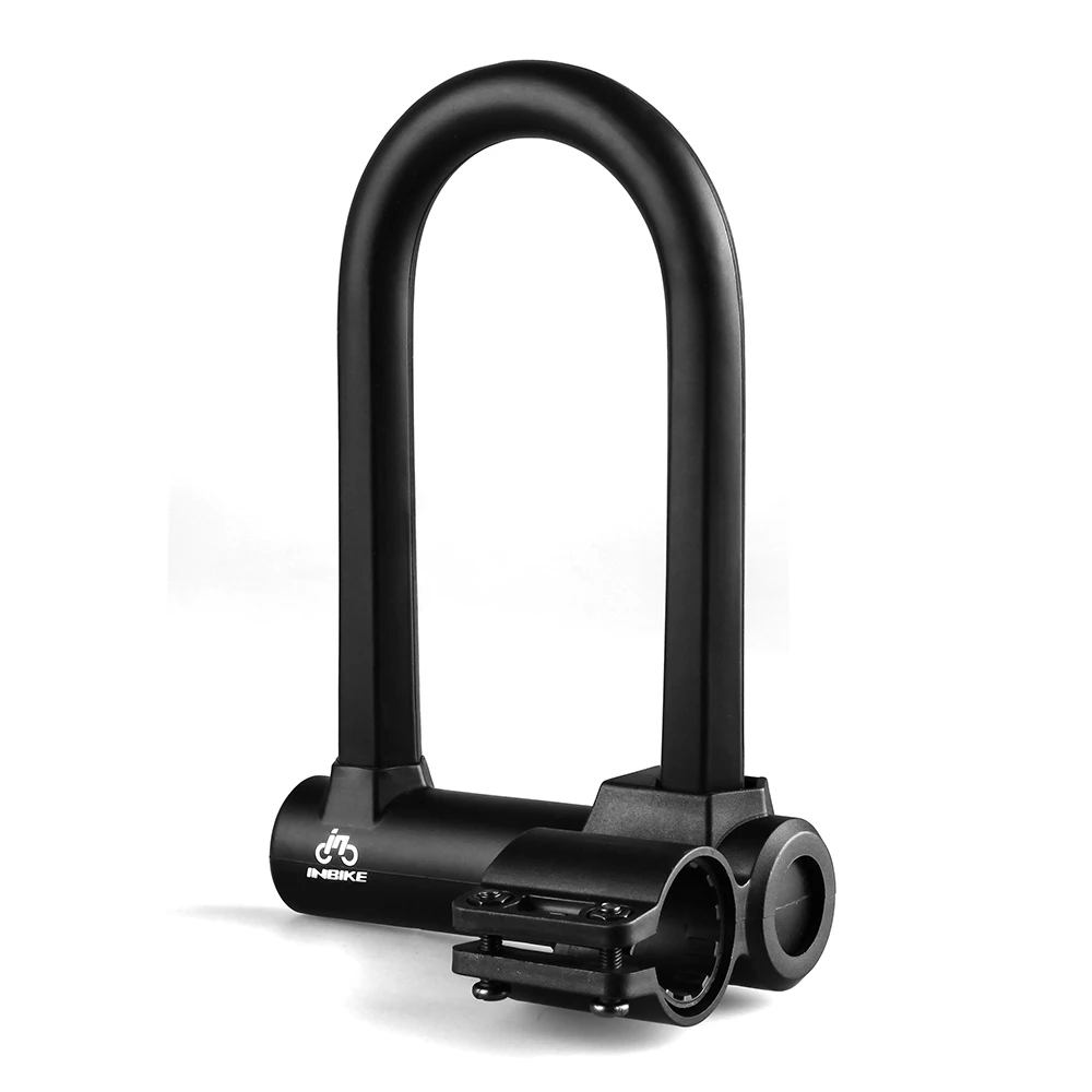 Steel Anti Theft Bike Lock Heavy Duty Anti-shear Steel Bicycle Lock Combination with U Lock Shackle Flex Cable Lock