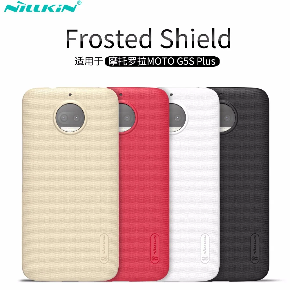 

Nillkin Matte Cover For Motorola Moto G5S Plus XT180 Case Cover Hard Plastic PC Frosted Back Case Shockproof Protective Shield