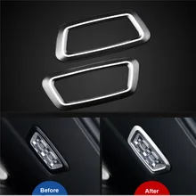 Автомобильный задний металлический на багажник лампа отделкой внутренние лампы Стикеры подходит для Mercedes-Benz GLC 300- W205 w213