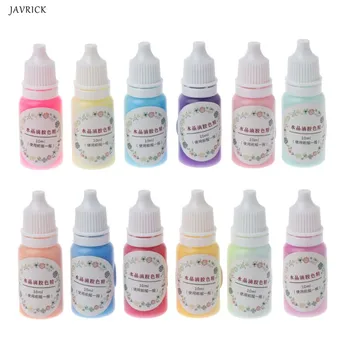 

12 Bottles Liquid Macaron Candy Color Resin Pigment Dye Resin Epoxy Jewelry DIY