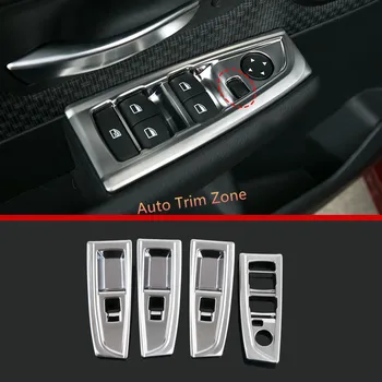 

Interior Matte Window Switch Button Frame Cover Trim 4pcs Left Hand Drive For BMW 2 Series Active/ Gran Tourer F45 F46 2015-2018