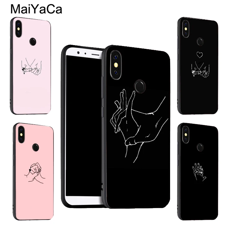

MaiYaCa Love finger Aesthetic Phone Case For Xiaomi Redmi 5 Plus S2 6A Note 5 Pro 7 5A 4X Mi 8 6X A2 6 9 Max 3 2 Mix 2s F1 Cover