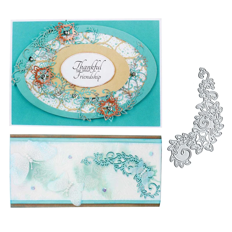 

Julyarts Steel Metal Cutting Dies Stencil for Scrapbooking Lace Shape Album Embossing DIY Card Templates Model Handmaking