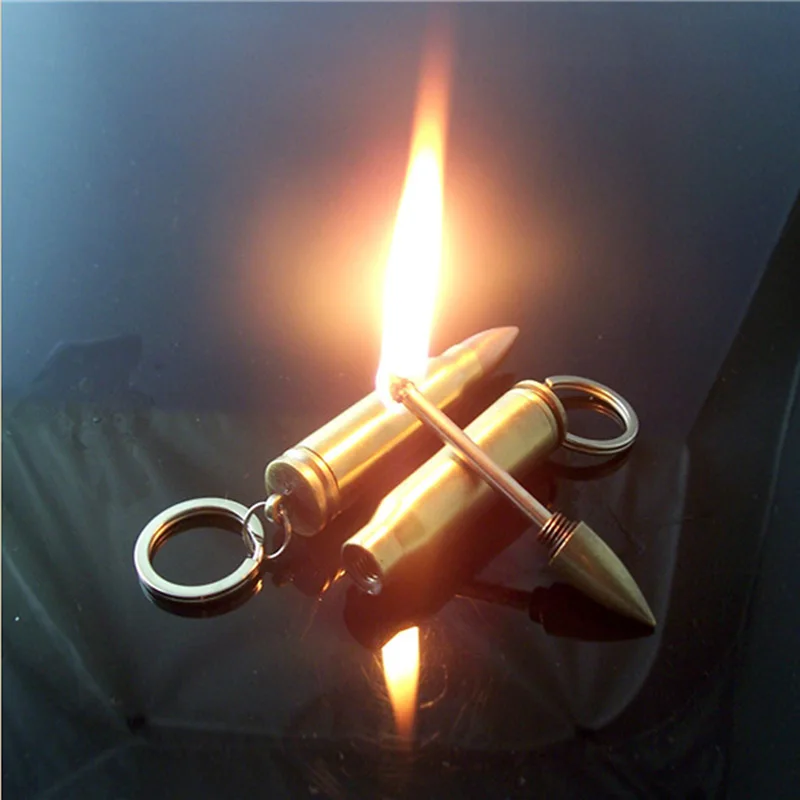 Buy 10pcs Million matches bullet lighter with Keychain