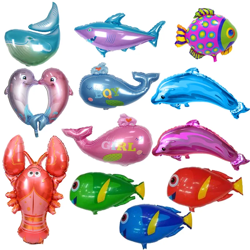Sea World Foil Balloon Fish Inflatable Toys Party Balloons Birthday Decor ToyM&C Sea World Foil Balloon Fish Inflatable Toys Party Balloons Birthday Decor ToyM&C