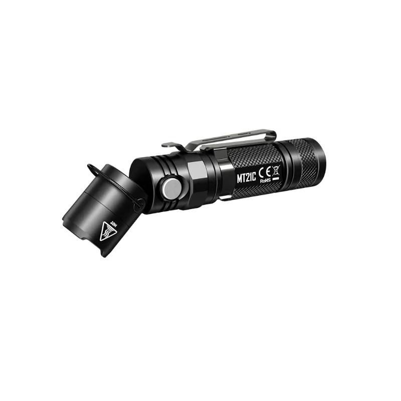 NITECORE MT21C фонарь Anglelight CREE XP-L HD V6 1000LM 90 градусов регулируемый угол головы светодиодный фонарик на 18650 батареи