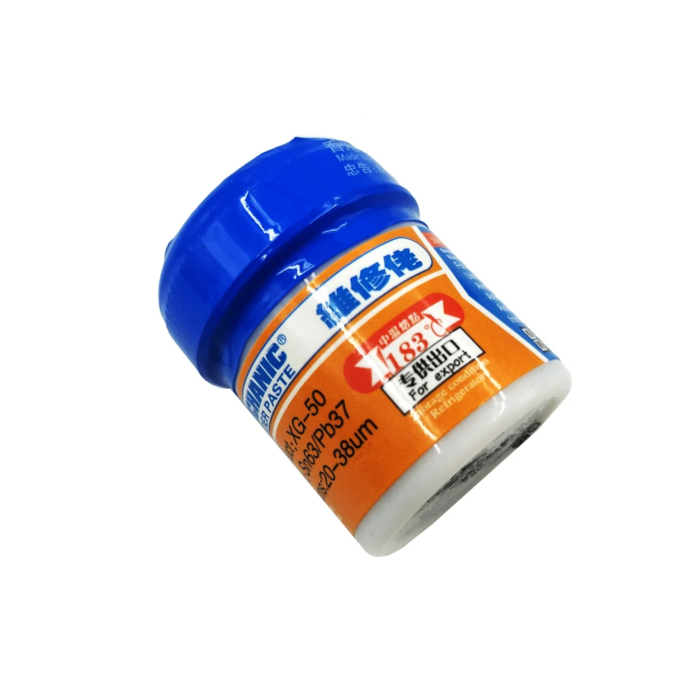 5pcs/lot XG-50 Solder Paste No-clean Sn63 Pb37 Flux 20-38 Microns 183 Celsius Melt Point XG50 Mechanic Solder Soldering Flux miller classic series welding helmet