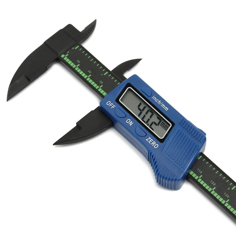 150mm 6inch Lcd Digital Gauge Carbon Fiber Vernier Caliper Micrometer