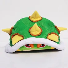 Super Mario Koopa Bowser Plush Hat doll Toy 21cm Soft Plush Cap for Christmas Gifts