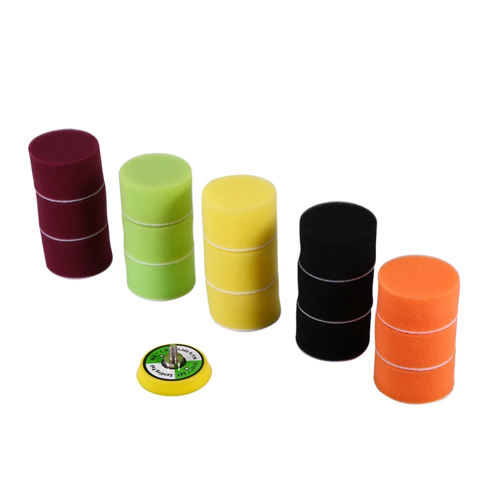16-stks-set-2-Spons-Platte-Polijsten-Buff-Pad-Set-Kit-Tool-Voor-Air-Sander-Auto (3)