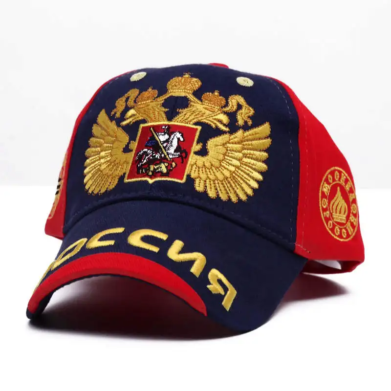 

2018 new Russian double headed eagle baseball cap Cotton Black fashion men caps peaked cap snapback hats 11 style